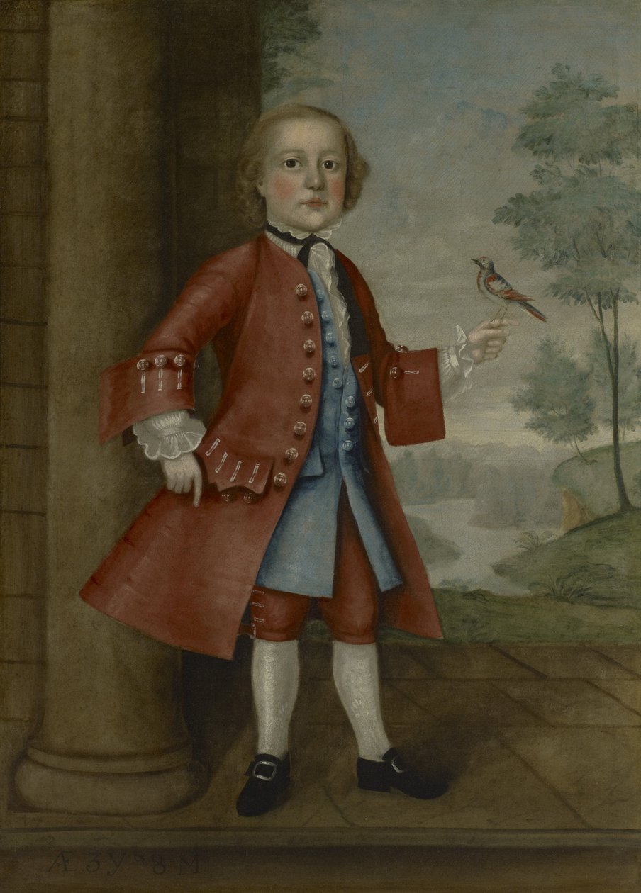 Portrett av John Gerry, 1745 av Joseph Badger