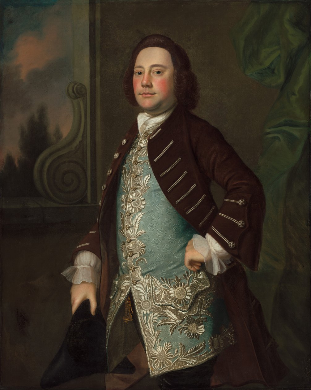 Portrett av en gentleman av Joseph Blackburn