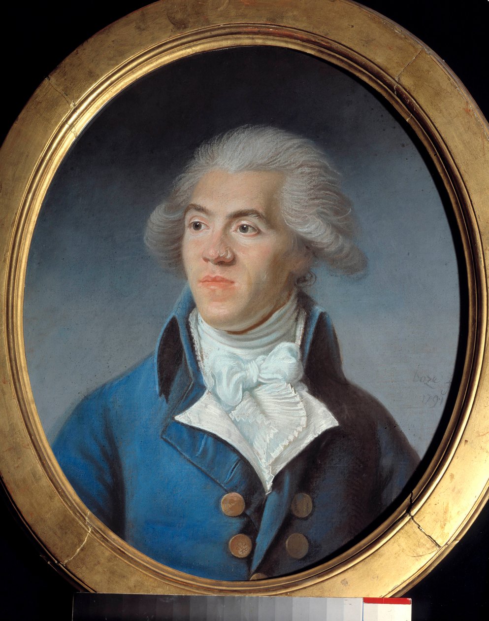 Portrett av Antoine Pierre Joseph Marie Barnave, advokat, karakter av den franske revolusjonen (1761-1793). Pastell av Joseph Boze (1744-1826) av Joseph Boze