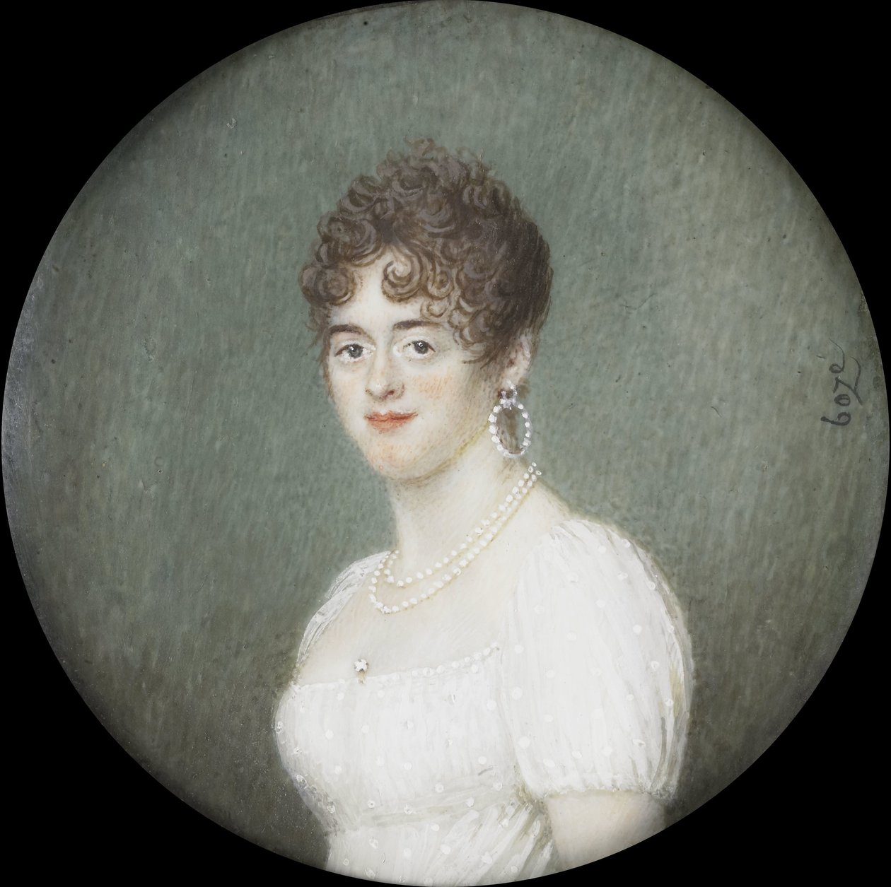 Portrett av Cornelia Pull (d 1809). Kone til Gerrit Jan van Houten av Joseph Boze