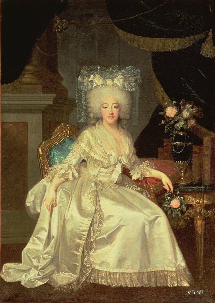 Portrett av Louise Marie Josephine av Savoy, grevinne av Provence av Joseph Boze