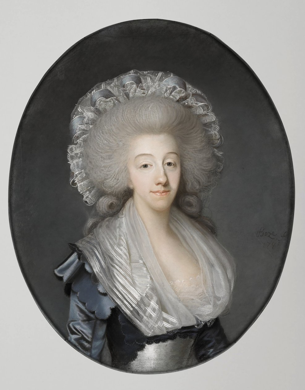 Prinsesse Maria Theresa av Savoy 1756-1805, grevinne av Artois, 1785. av Joseph Boze