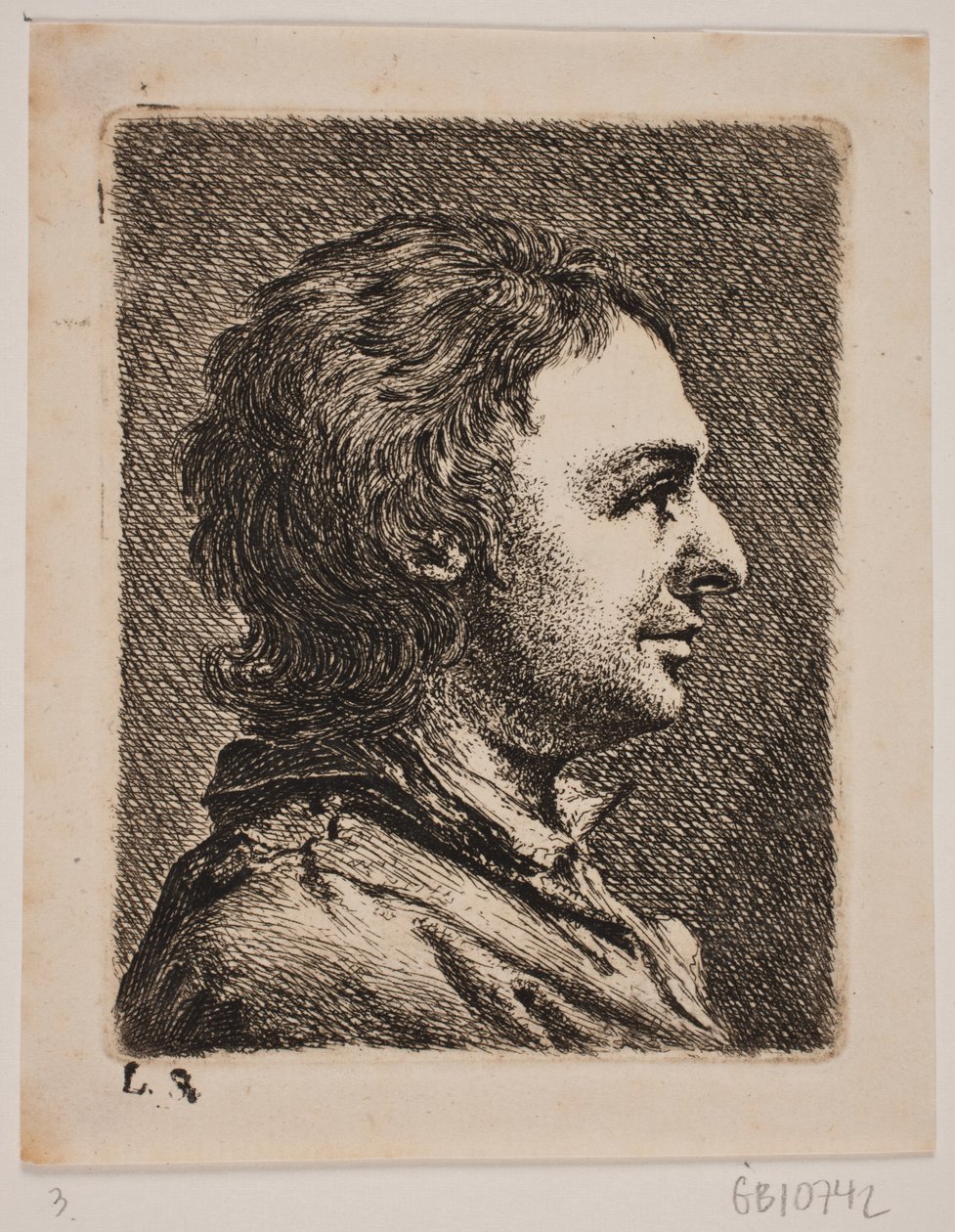 Byste av en yngre mann av Joseph Brecheisen