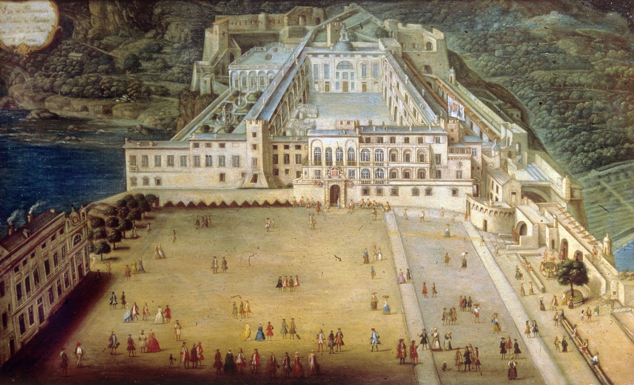 Palasset i Monaco i 1732 av Joseph Bressan