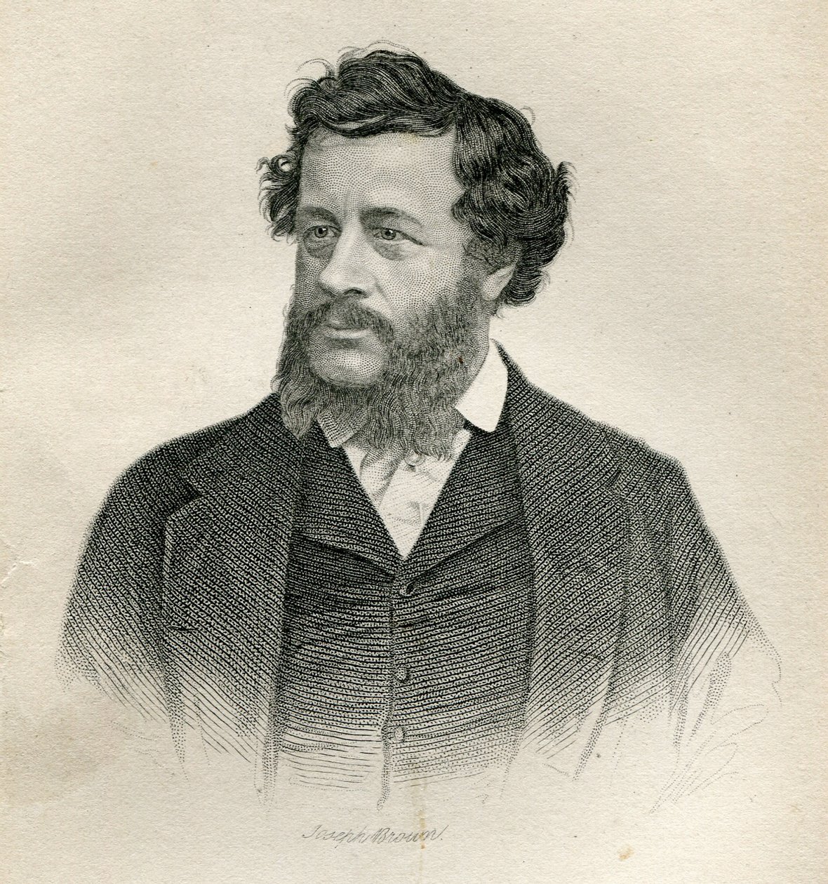 Charles Elme Francatelli, 1861 av Joseph Brown