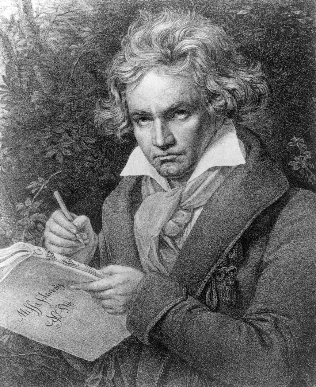Ludwig van Beethoven komponerer sin 