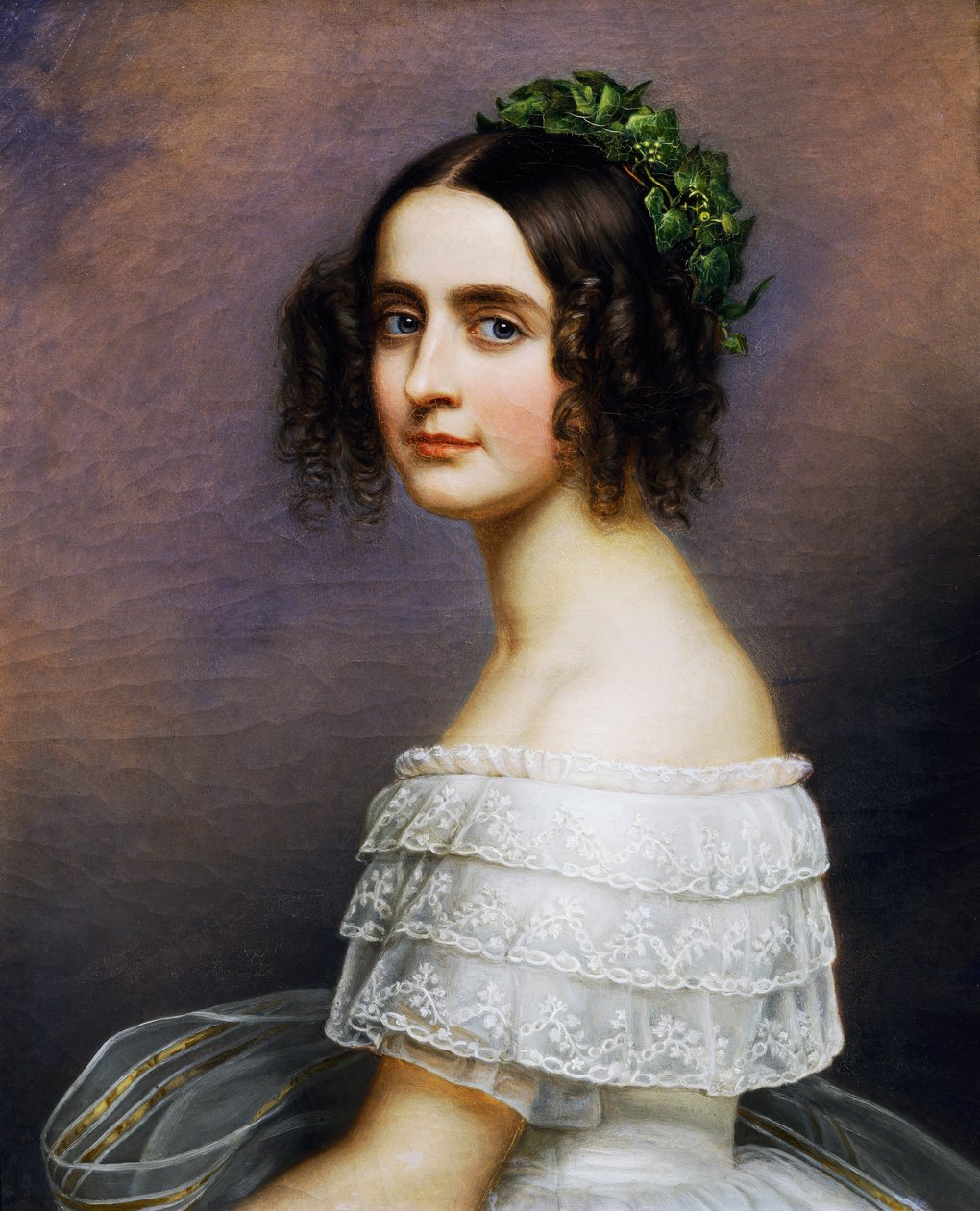 Portrett av Alexandra Amalie av Bayern (Aschaffenburg av Joseph Carl Stieler