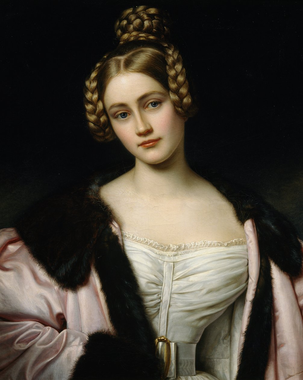 Portrett av Caroline Grafin Holnstein (1815-59) av Joseph Carl Stieler