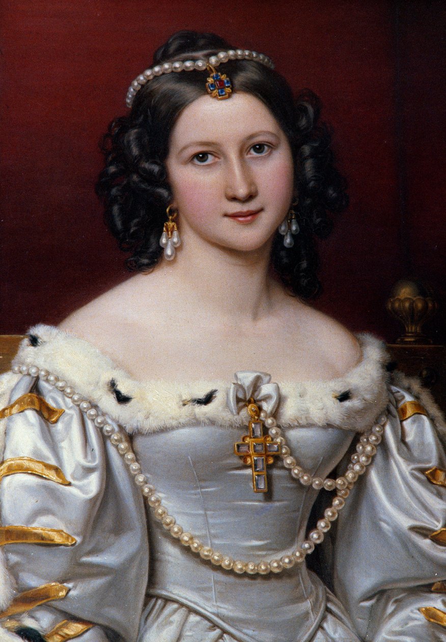 Portrett av Charlotte-maleri av Joseph Karl Stieler (1781-1858) av Joseph Carl Stieler