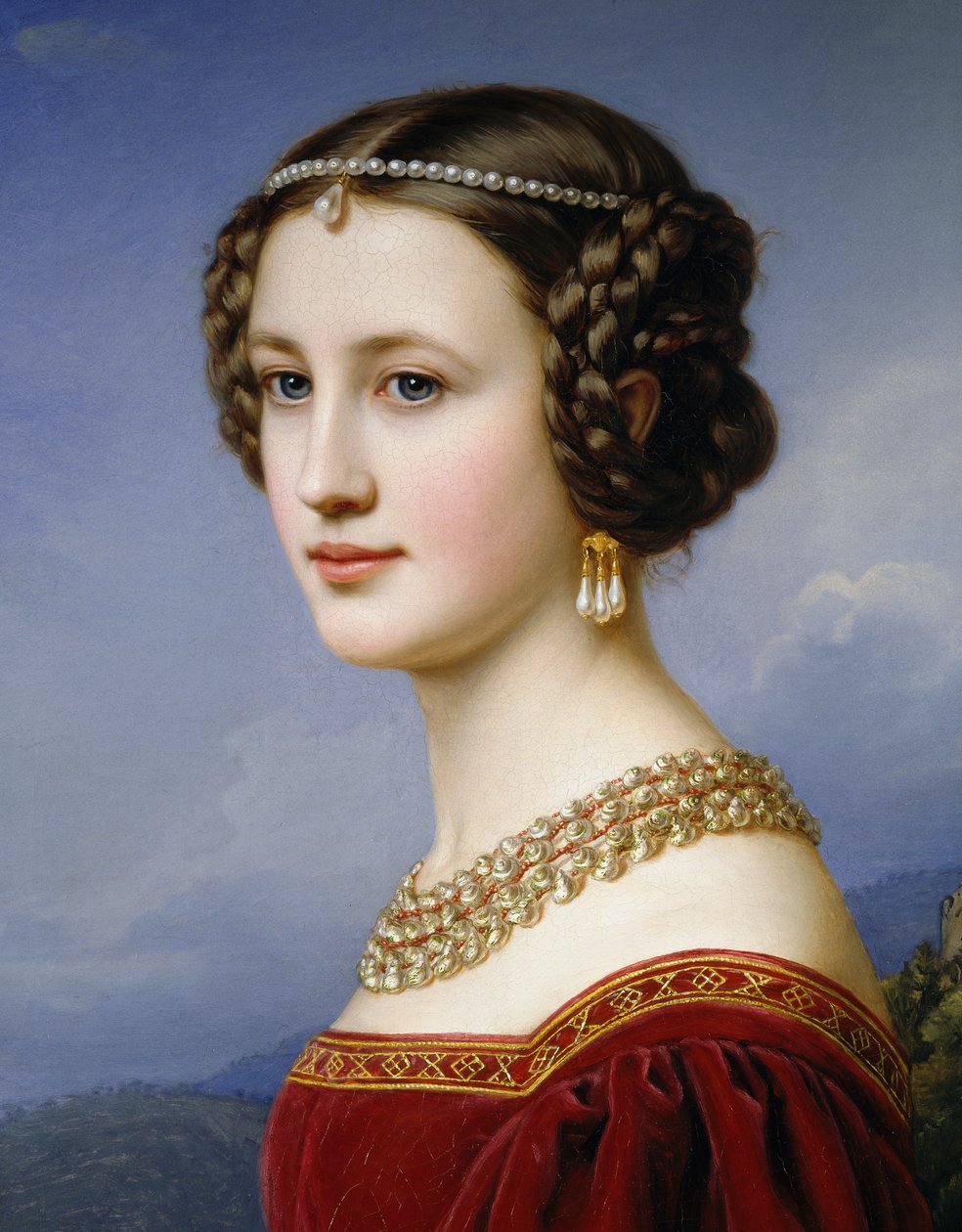 Portrett av Cornelia Vetterlein av Joseph Carl Stieler