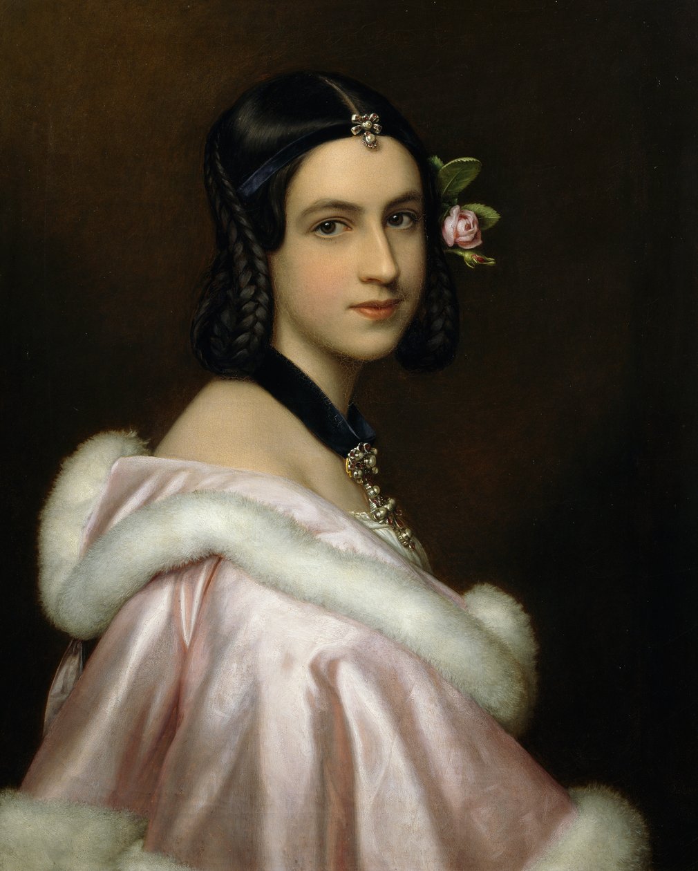 Portrett av Lady Jane Erskine av Joseph Carl Stieler