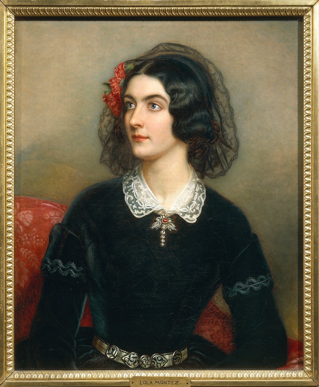 Portrett av Maria Dolores Elisa Gilbert, kjent som Lola Montez (Limerick av Joseph Carl Stieler
