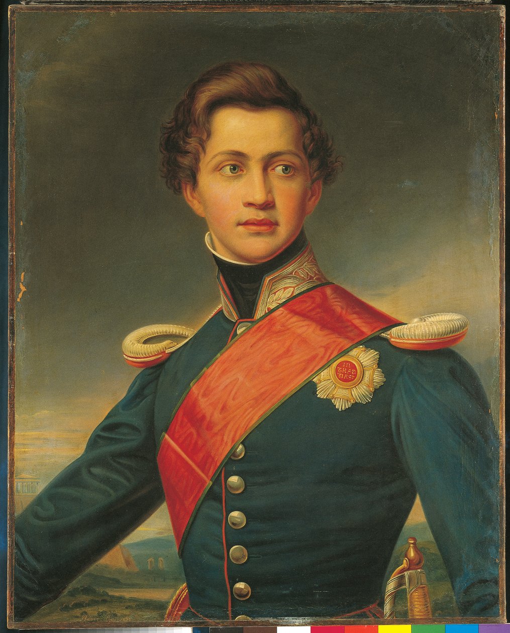 Portrett av Othon som ung mann (olje på lerret) av Joseph Carl Stieler