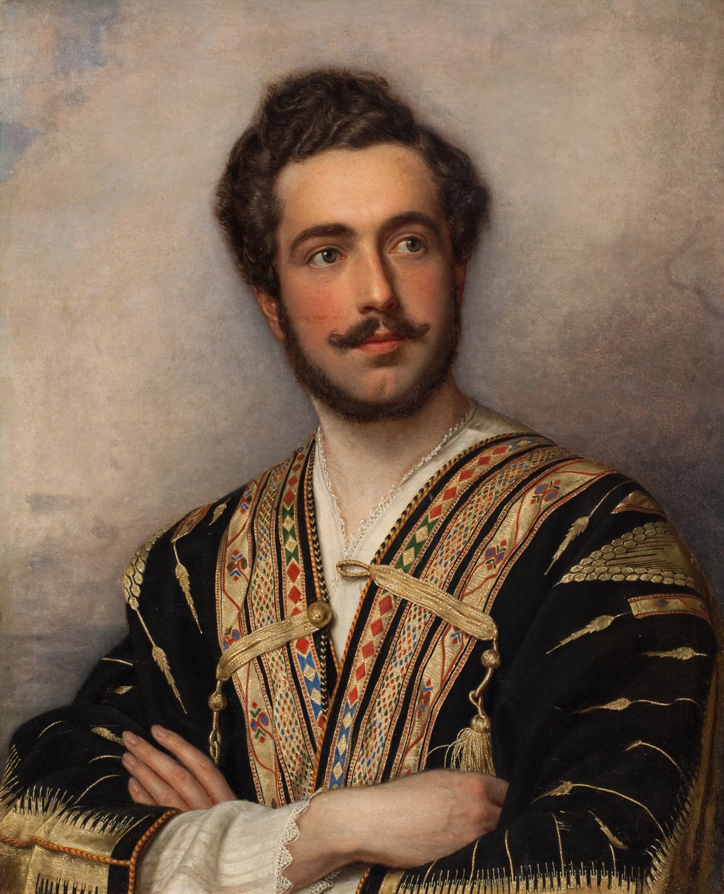 Portrett av prins Grigory Grigorievich Gagarin 1810-1893, 1837-1839. av Joseph Carl Stieler