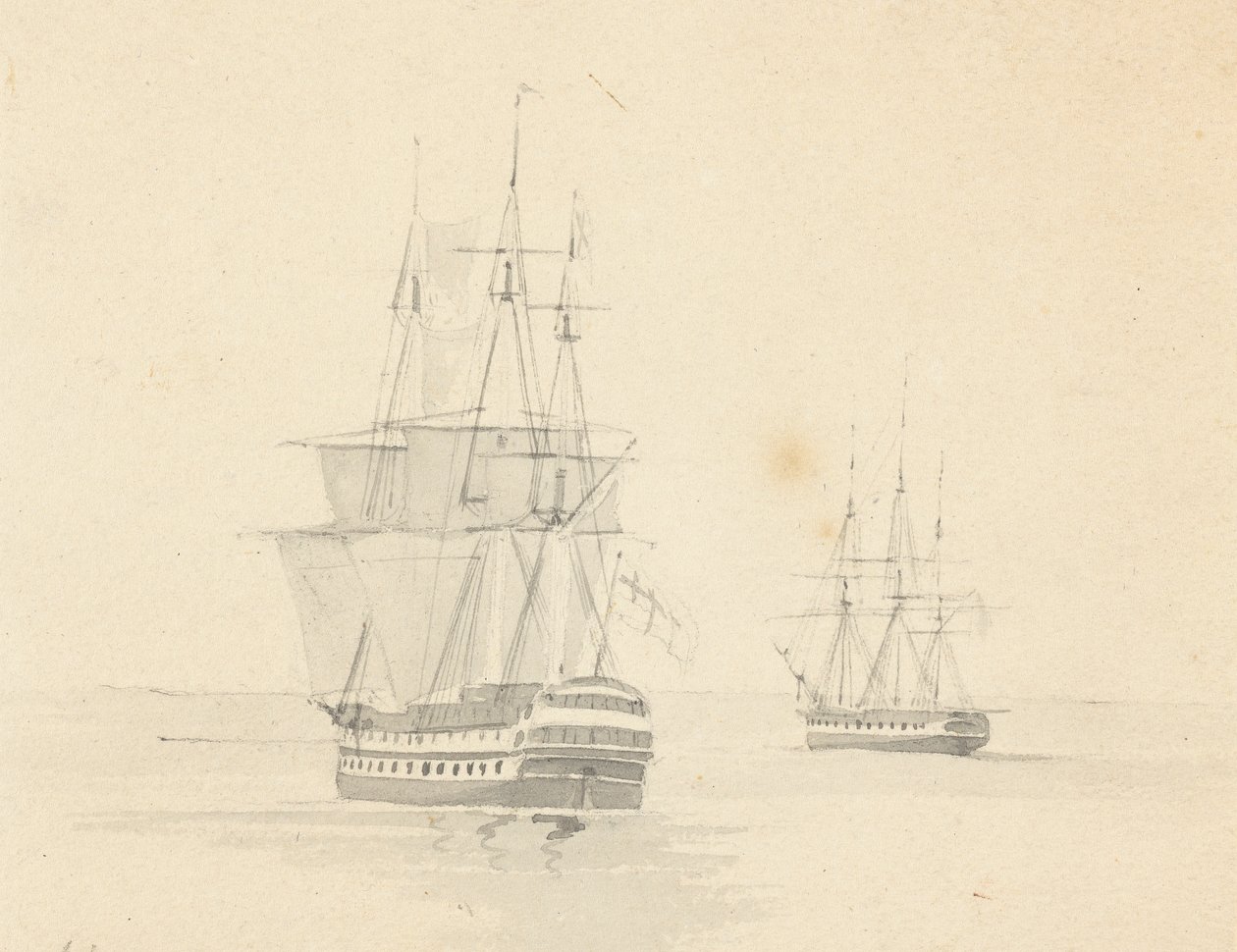 Fregatt og Corvette, Hekken Forward av Joseph Cartwright