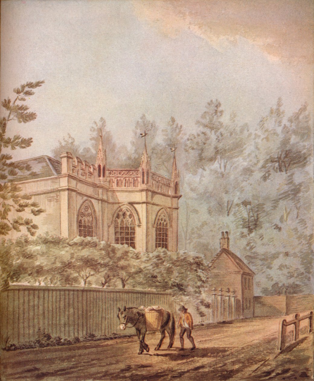 Strawberry Hill, 1700-tallet, 1922 av Joseph Charles Barrow