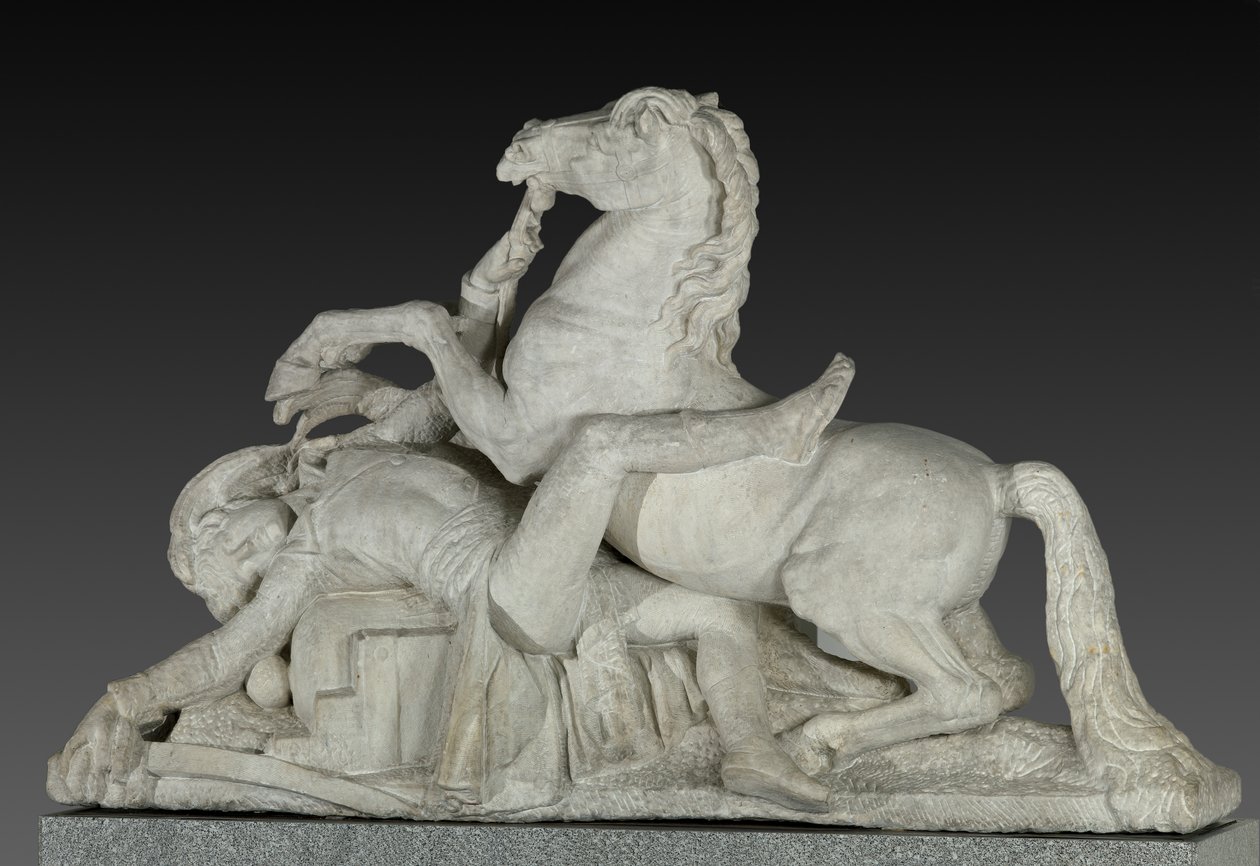 General Louis Charles Antoine Desaixs død i slaget ved Marengo 14. juni 1800 av Joseph Chinard
