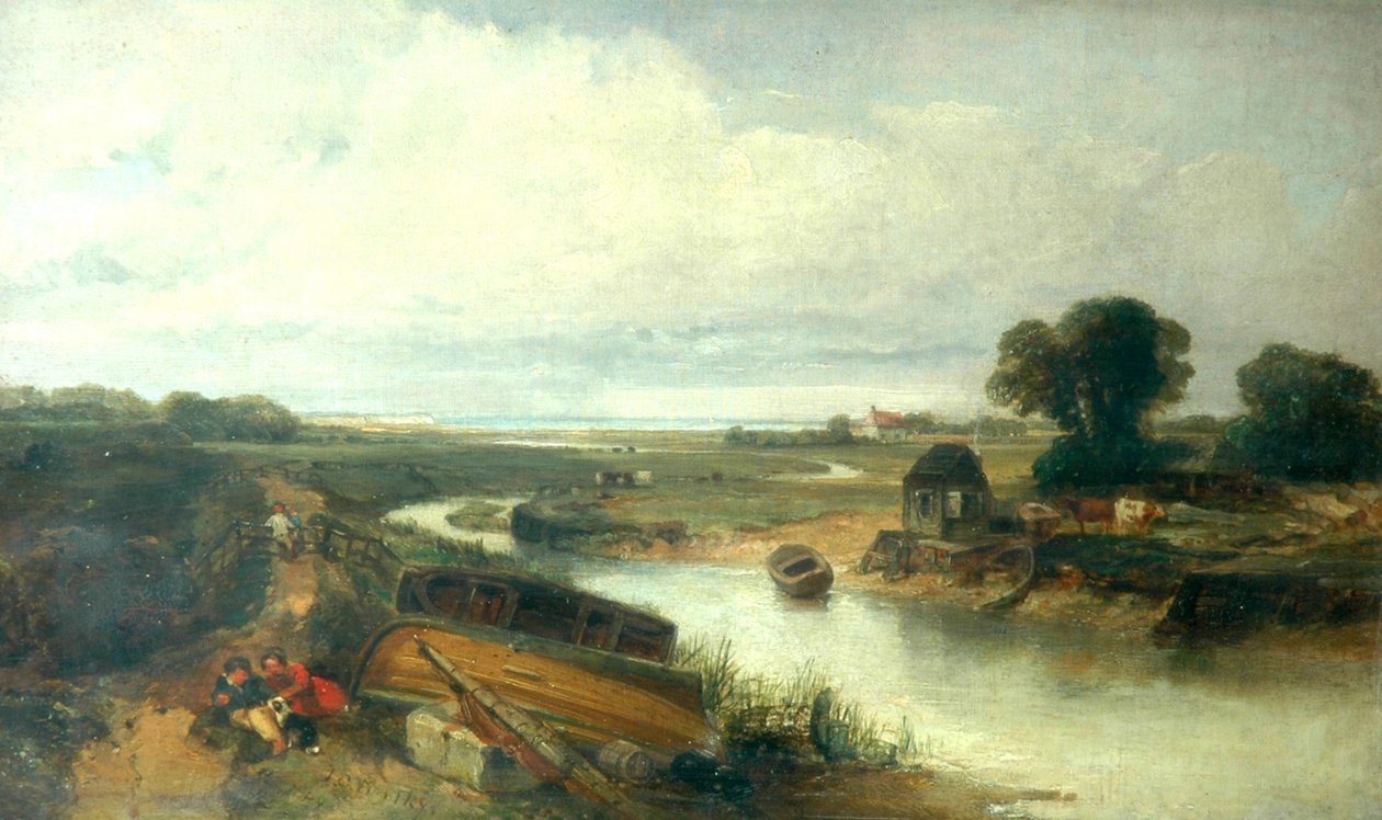 En tidevannselv, 1849 av Joseph Clayton Bentley
