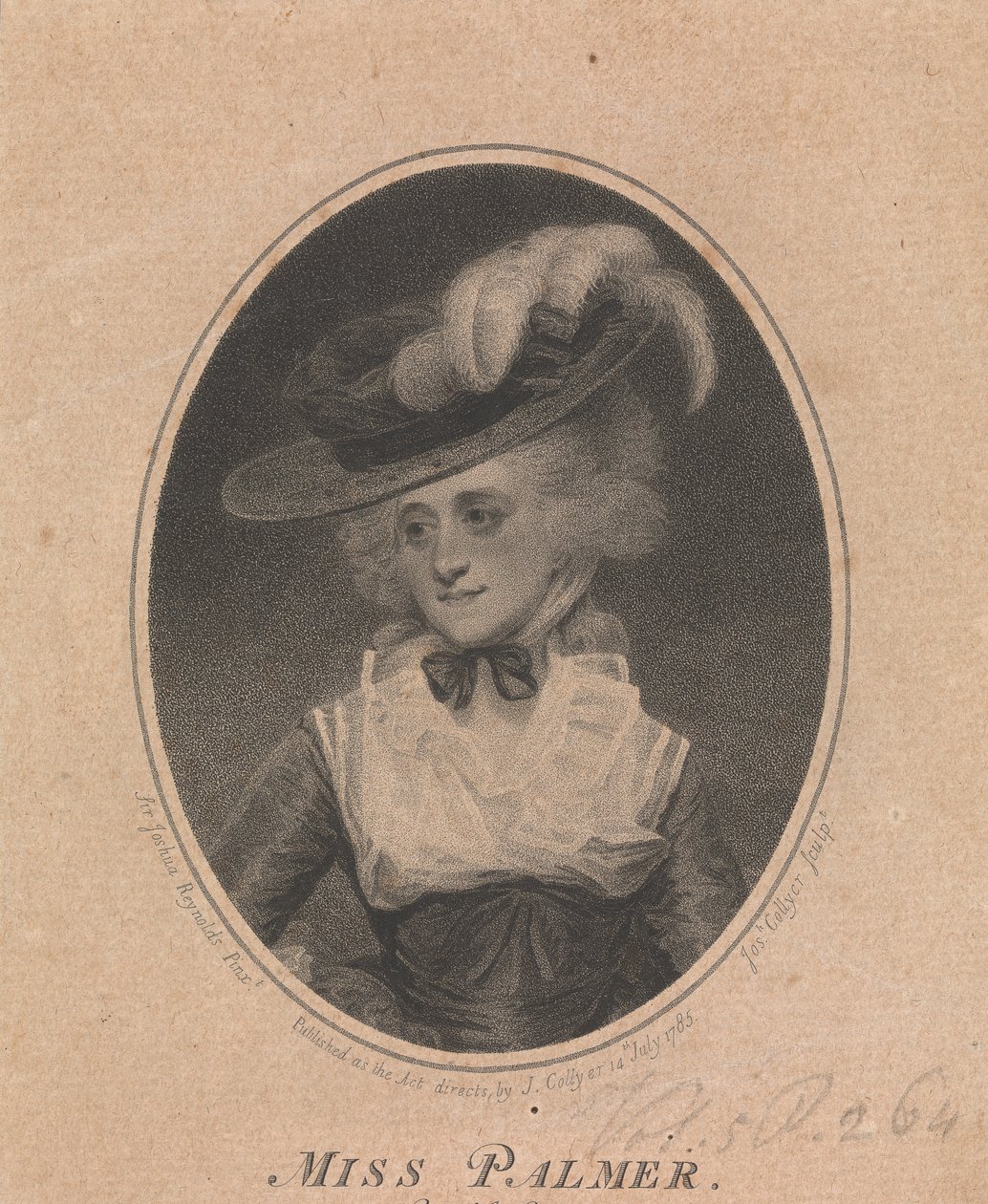 Frøken Mary Palmer av Joseph Collyer