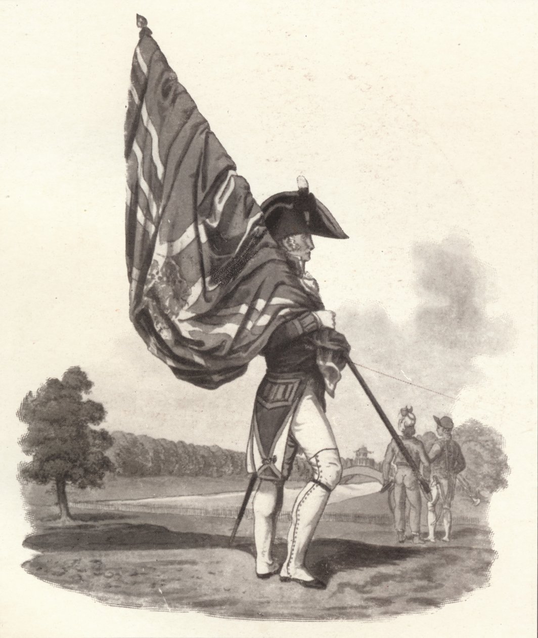 En offiser for vaktene i full kjole, c1812 1909 av Joseph Constantine Stadler