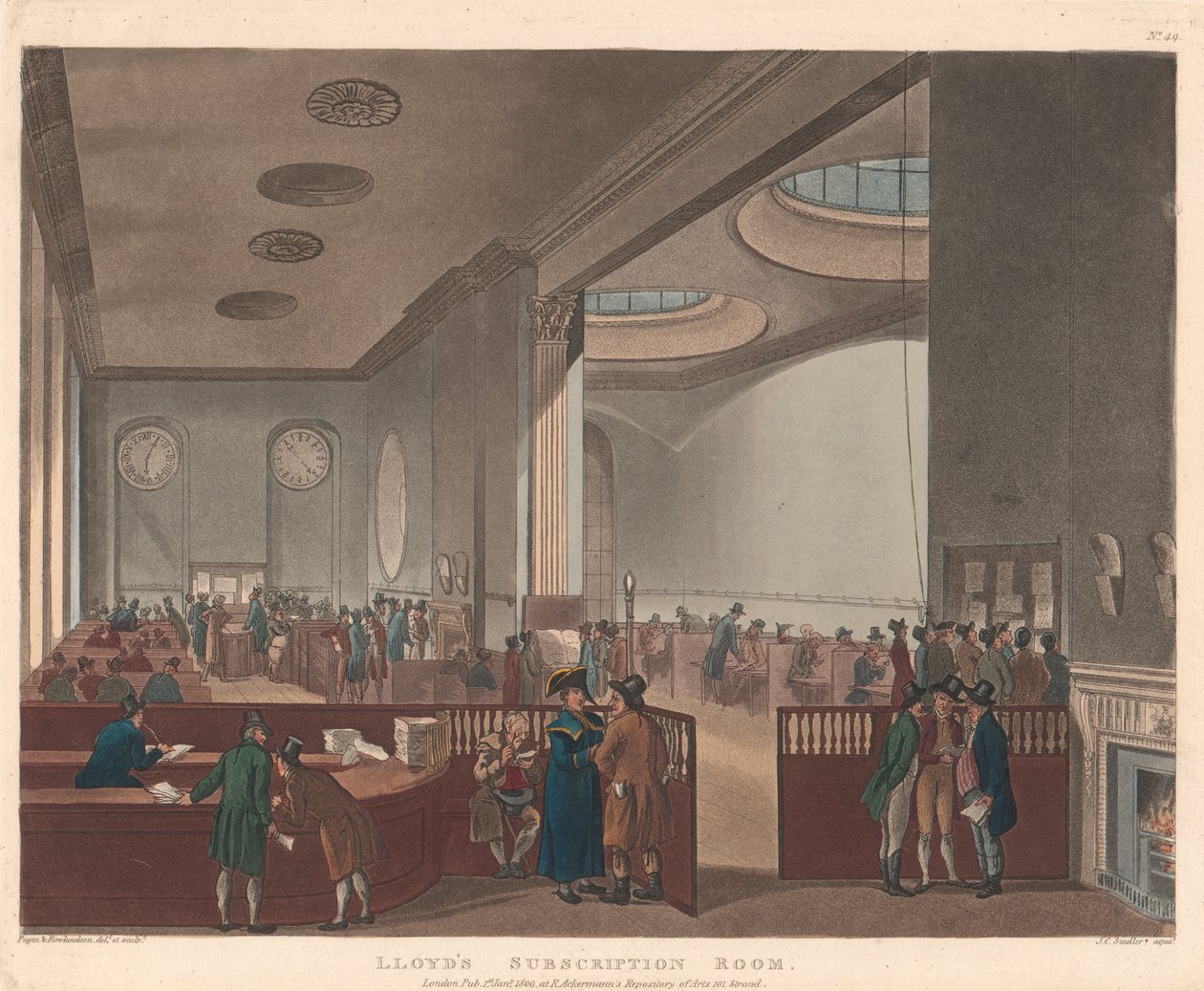 Lloyds abonnementsrom av Joseph Constantine Stadler