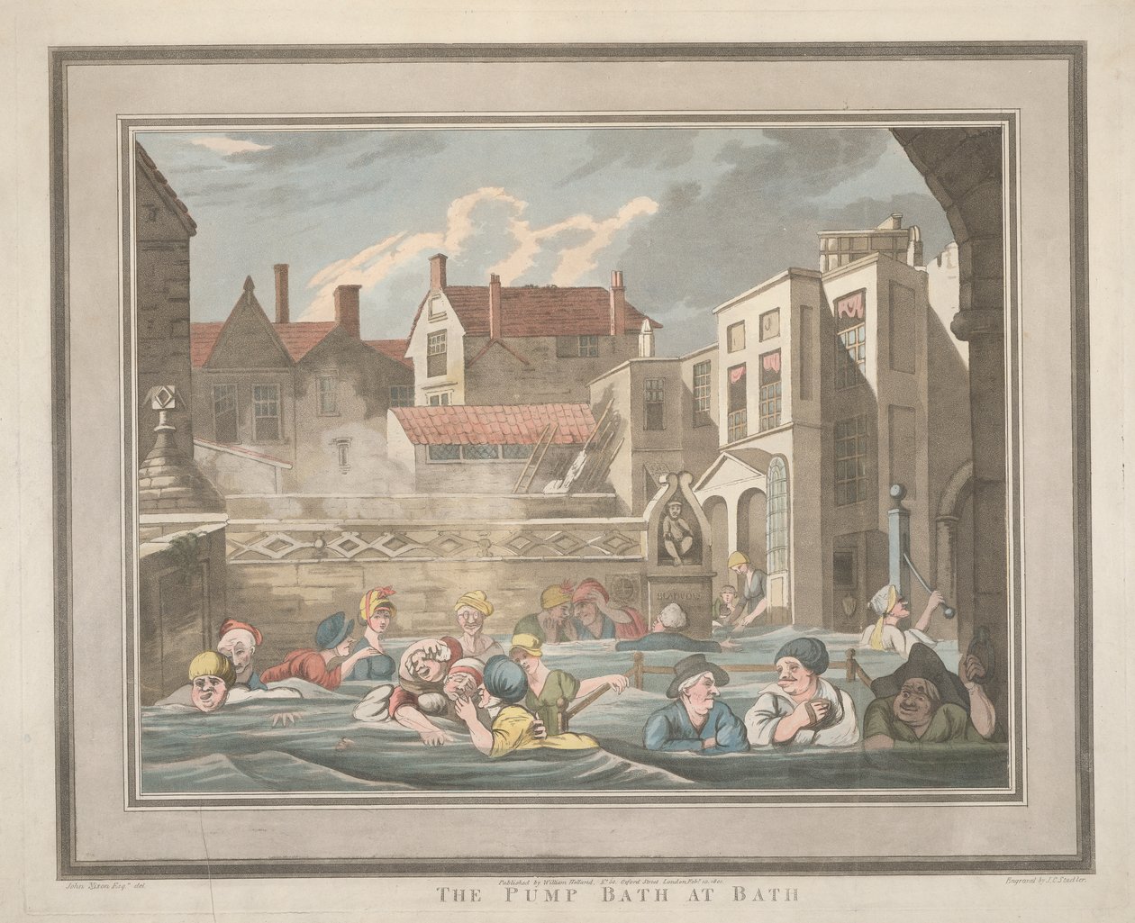 Pumperommet på Bath av Joseph Constantine Stadler