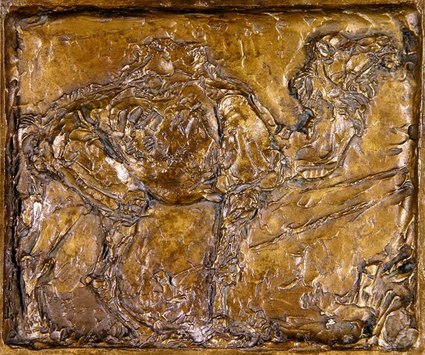 Camel and Ibex Plaques (bronse) (se også 351310) av Joseph Crawhall