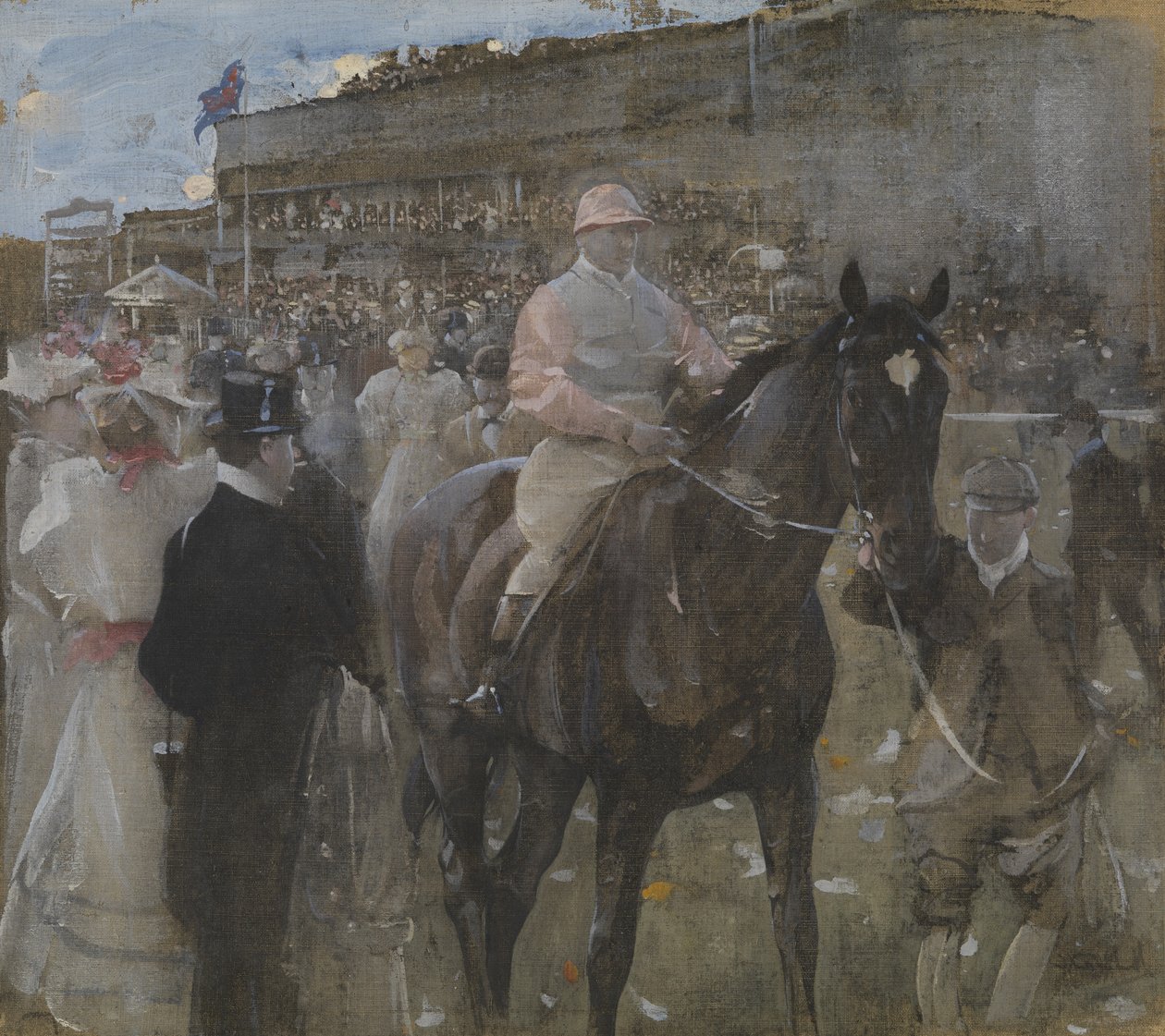 Race Course (akvarell og gouache) av Joseph Crawhall