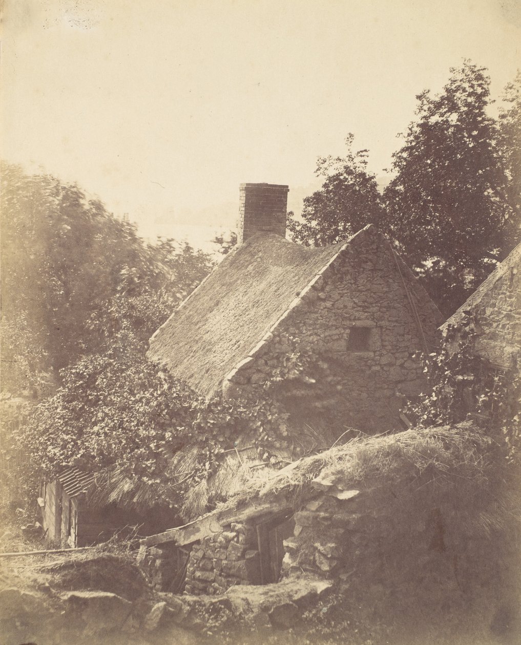 Hytte på Jersey, 1855. av Joseph Cundall
