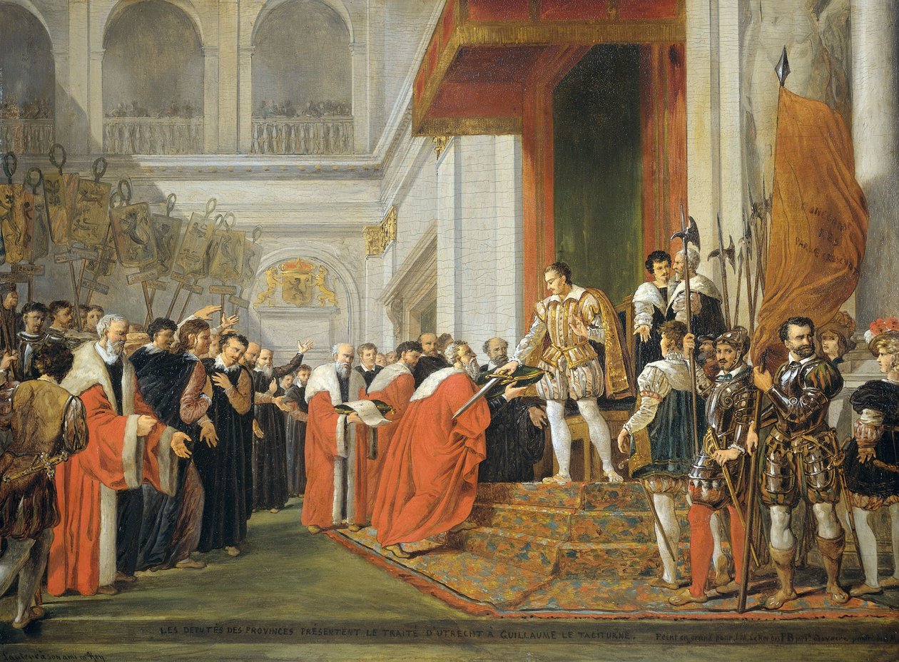 Unionen i Utrecht av Joseph Denis Odevaere