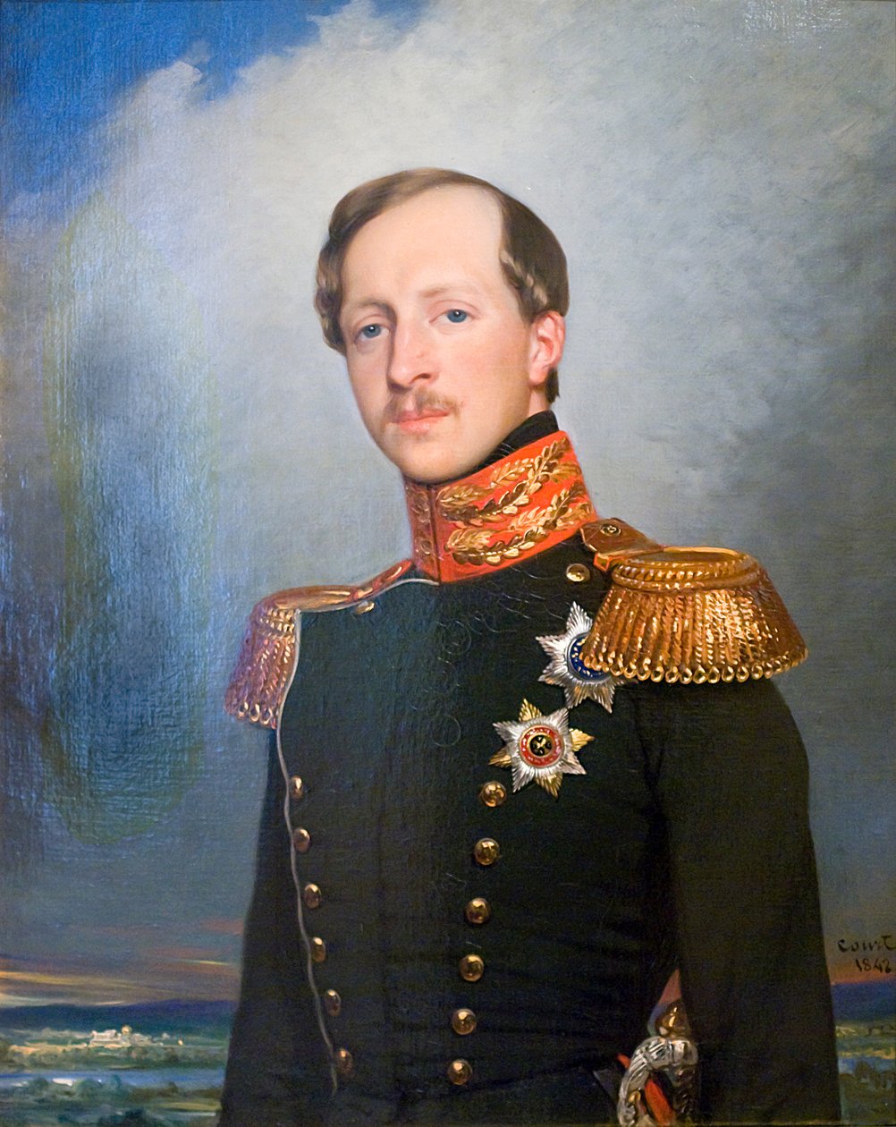 Portrett av hertug Peter av Oldenburg, 1842. av Joseph Desire Court
