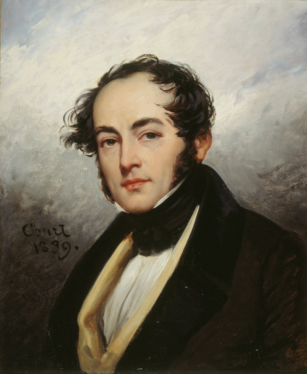 Portrett av Paul de Kock 1793-1871, 1839. av Joseph Desire Court