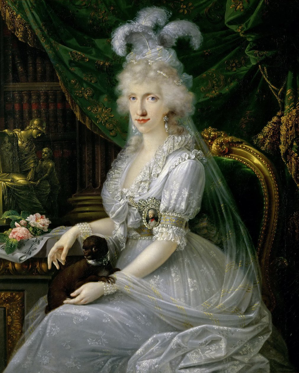 Prinsesse Luisa Maria av Napoli og Sicilia 1773-1802, 1797 av Joseph Dorffmeister