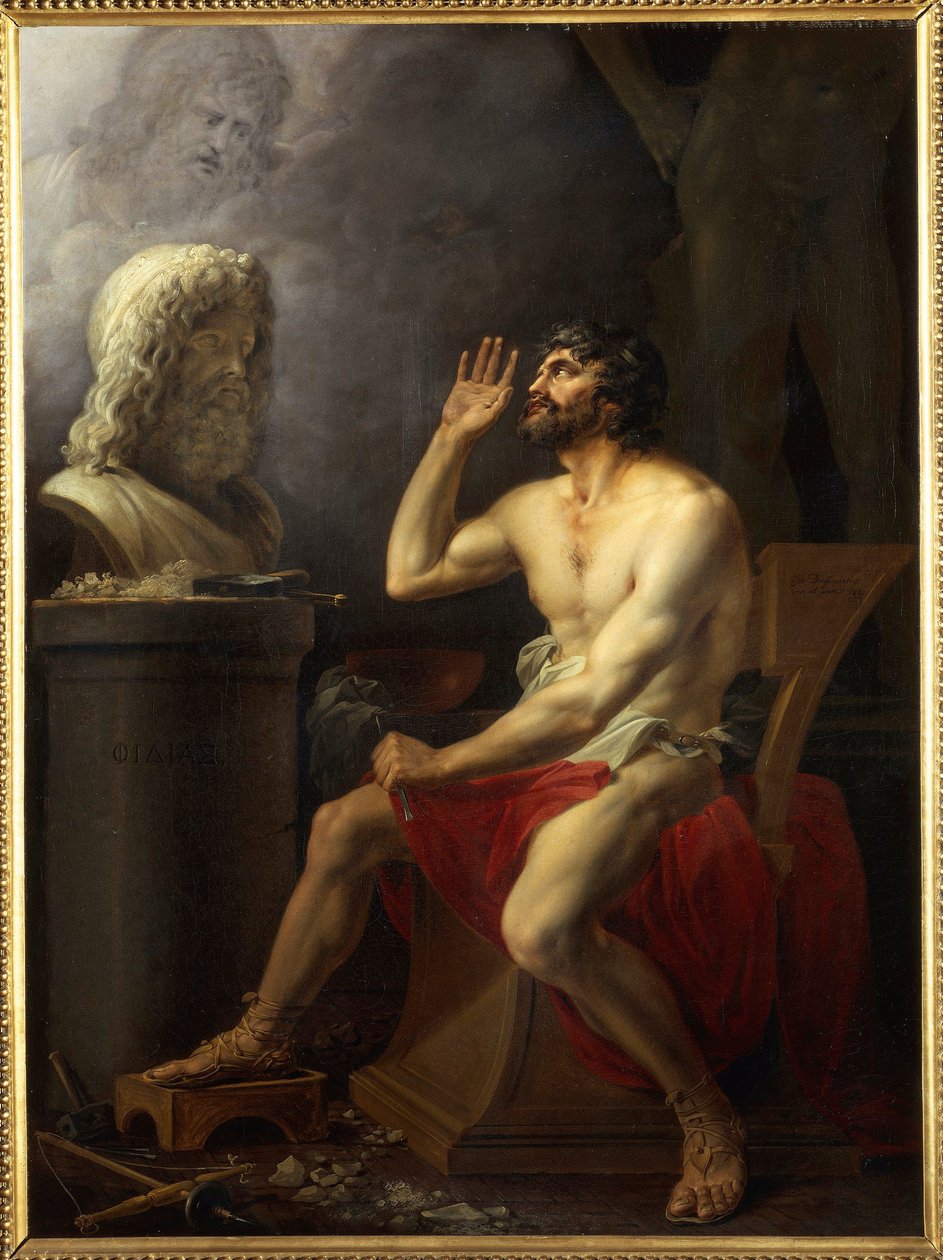 Den greske billedhuggeren Phidias av Joseph Dorffmeister
