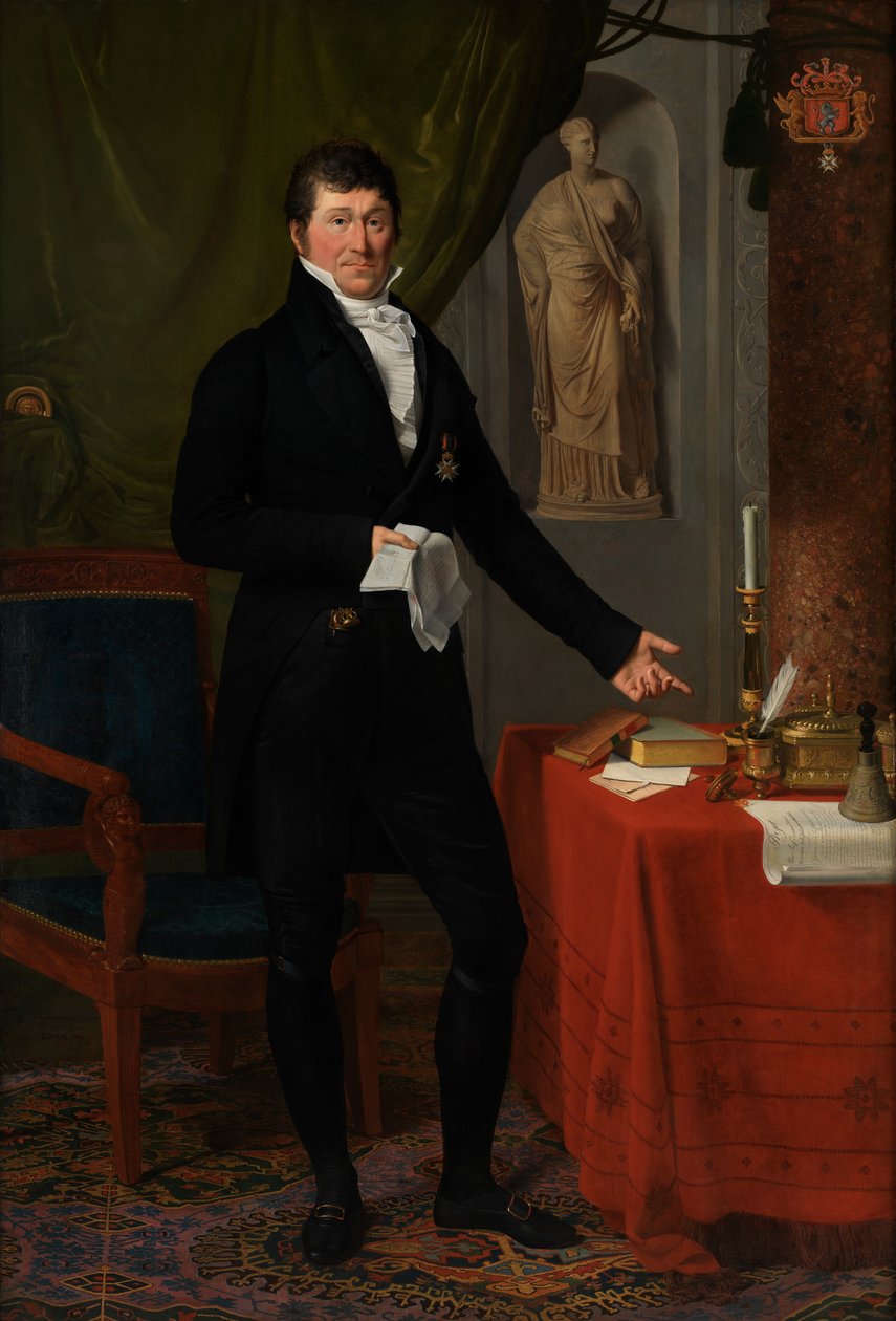 Portrett av baron Charles-Louis de Keverberg de Kessel av Joseph Ducq