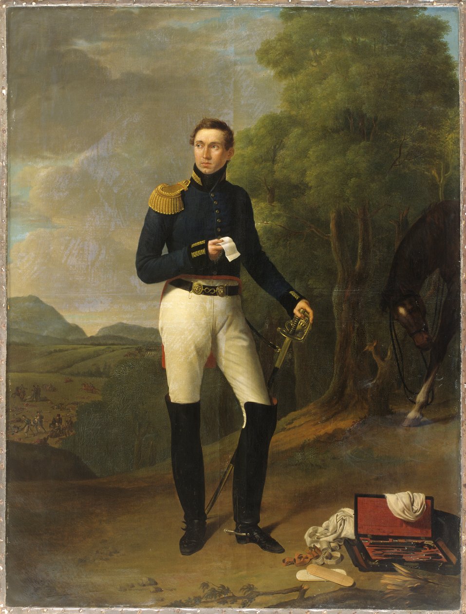 Portrett av legen Isaac Joseph De Meyer av Joseph Ducq