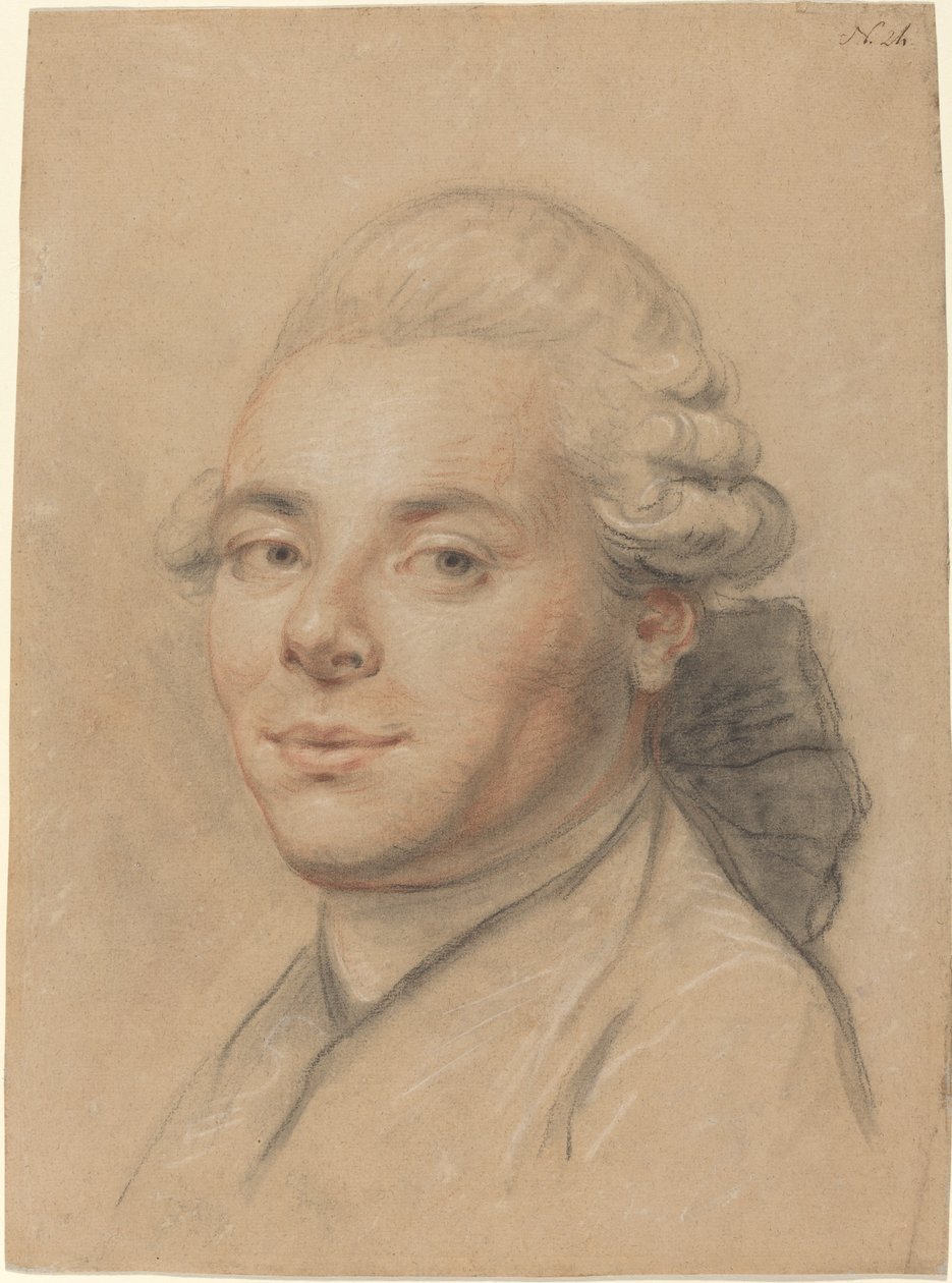 Leder for en gentleman [recto] av Joseph Ducreux