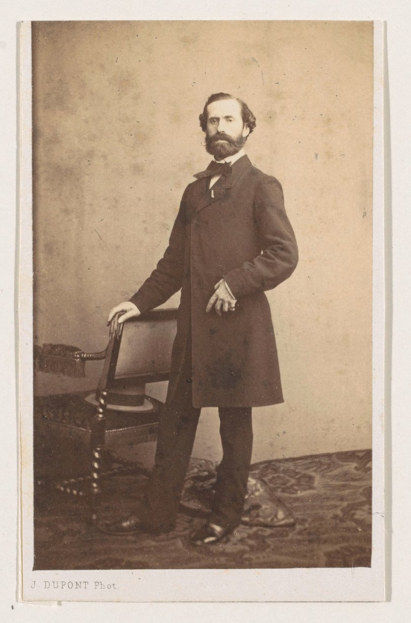 Portrett i full lengde av maleren Joseph Bellemans L