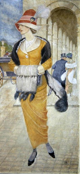 I Rue de Rivoli av Joseph Edward Southall