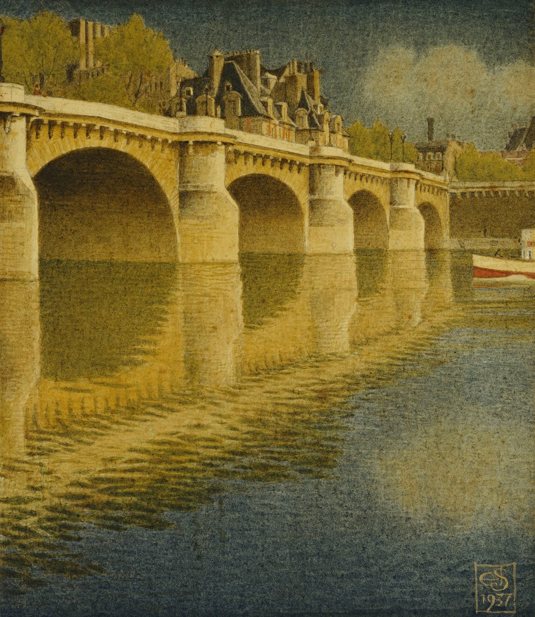 Pont Henri IV av Joseph Edward Southall