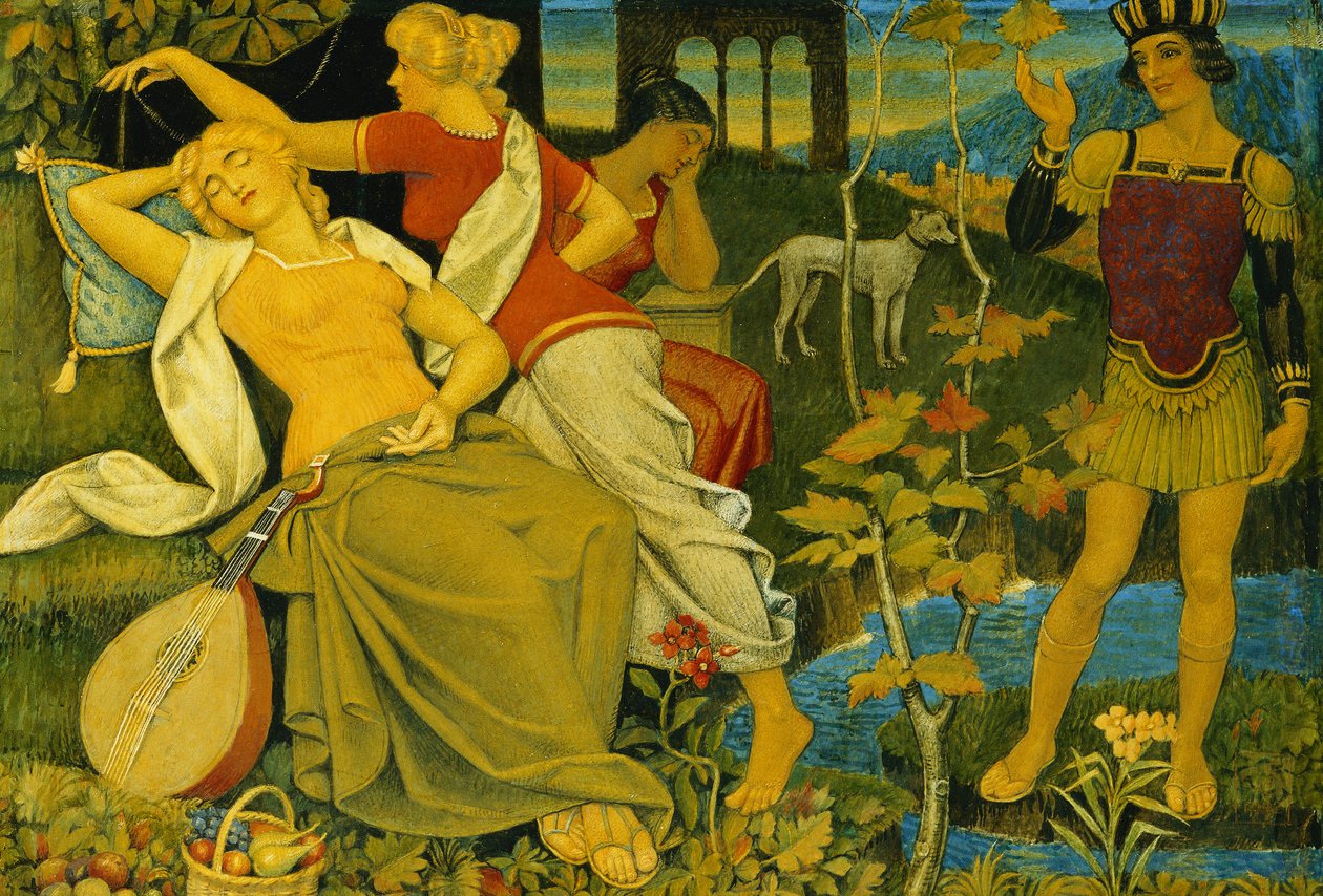 Sovende skjønnheter av Joseph Edward Southall
