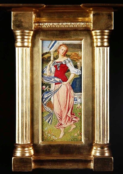 Studie for Figure of Arethusa av Joseph Edward Southall