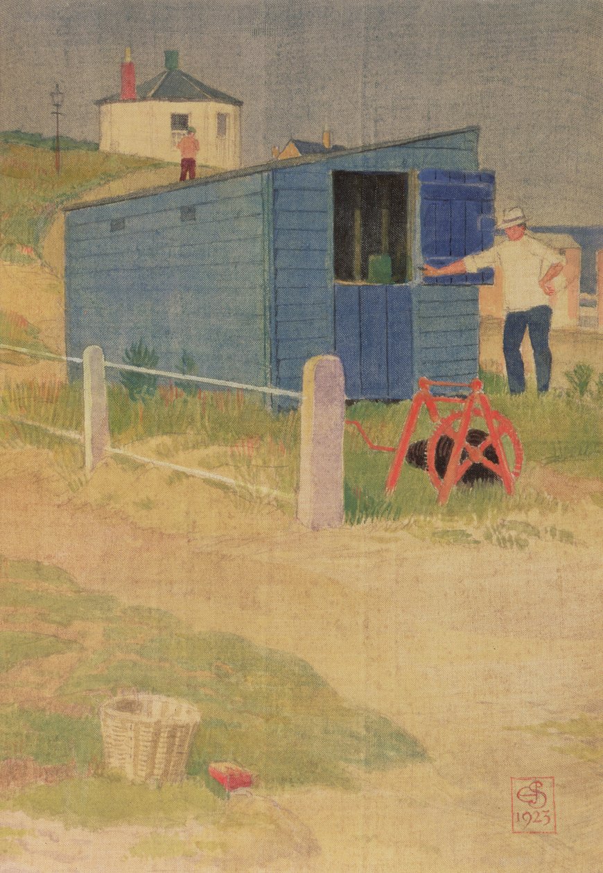 The Blue Shed, 1923 av Joseph Edward Southall