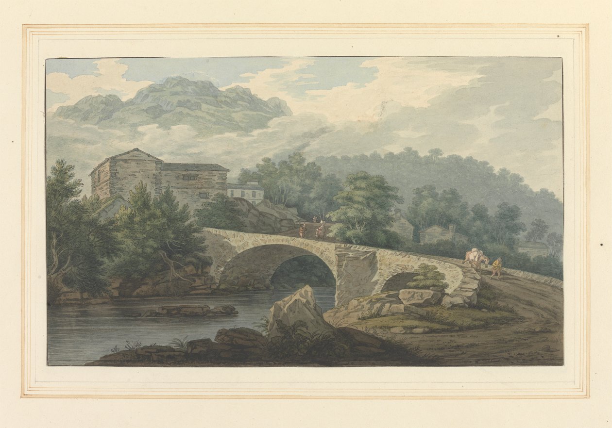 Brathay-broen av Joseph Farington
