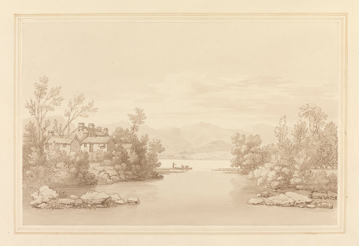 Pooley Bridge av Joseph Farington