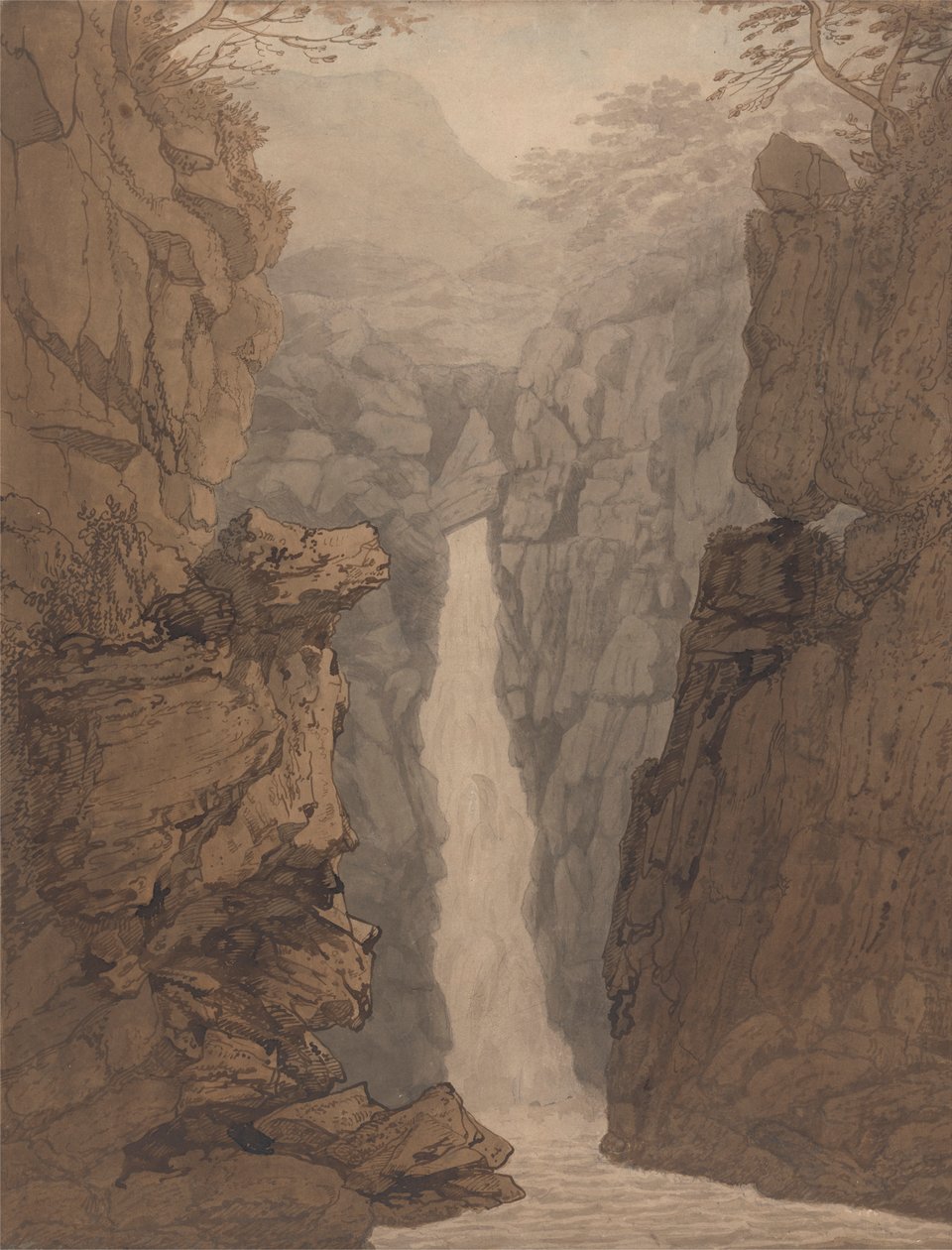 Foss i Lake District av Joseph Farington