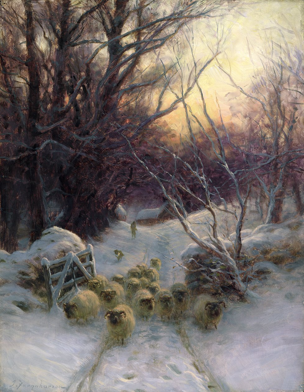 Solen hadde stengt vinterdagen av Joseph Farquharson