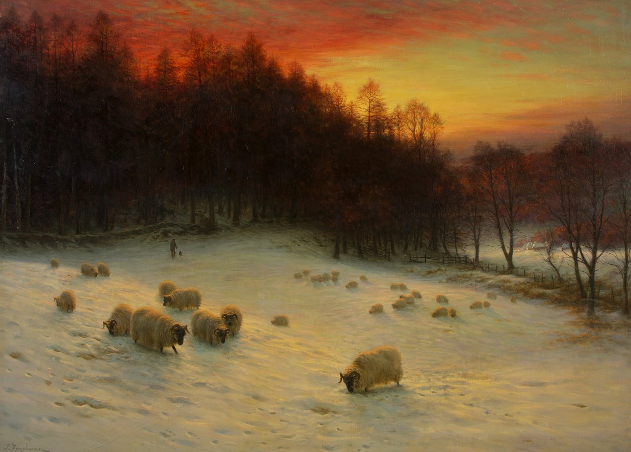 When the West with Evening Glows, utst.1910 (olje på lerret) av Joseph Farquharson