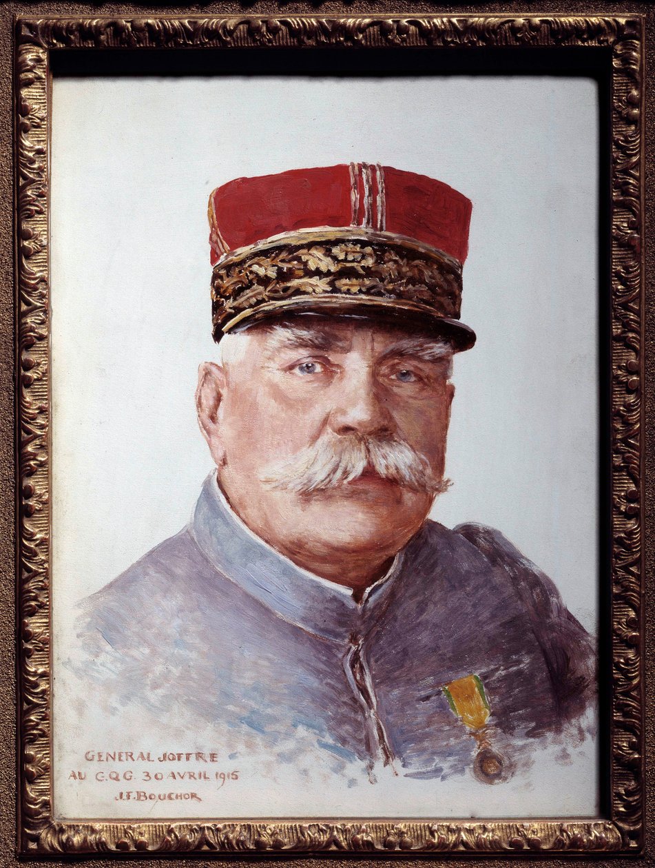 Portrett av general Joffre (1852-1931), marechal of France Maleri av Joseph Felix Bouchor (1853-1937). 1915. Dim. 0,33x0,24 m. Paris, Musee Carnavalet av Joseph Felix Bouchor