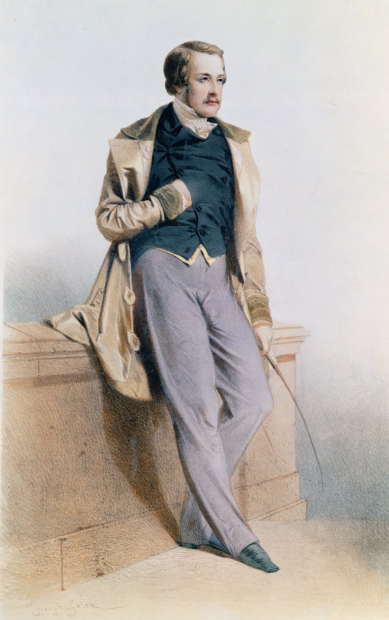 Henri Charles Ferdinand Marie Dieudonne av Frankrike, hertug av Bordeaux, greve av Chambord av Joseph Felon